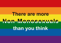 Postcard for Non-monosexuals - front